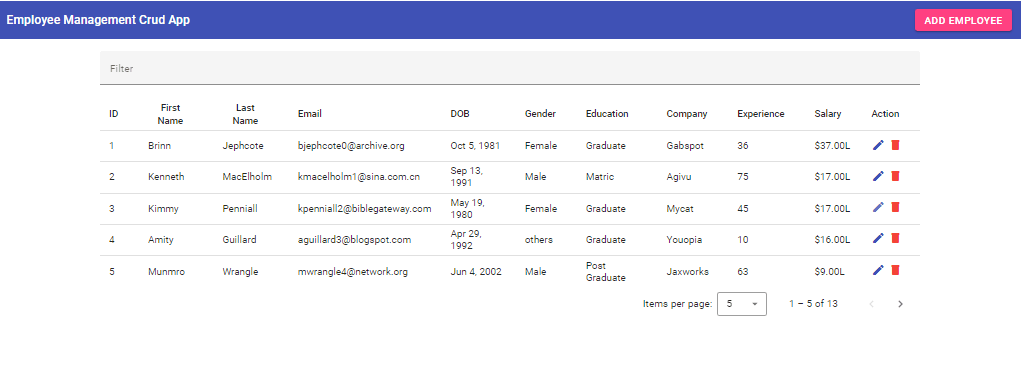 Complete Guide to Material UI in Angular and JSON-Server