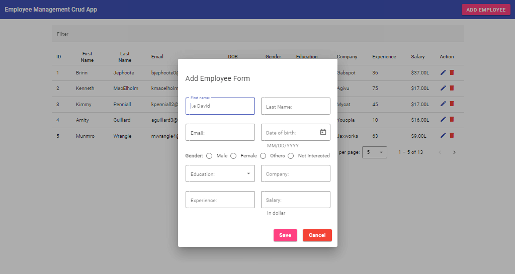 Complete Guide to Material UI in Angular and JSON-Server