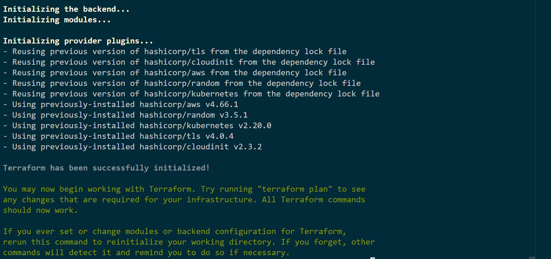 Confidently Automate AWS EKS Cluster Deployments with Terraform: Terraform Init Command