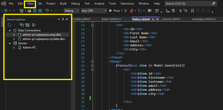 Guide to Razor Page CRUD using ASP.NET Core and HTML