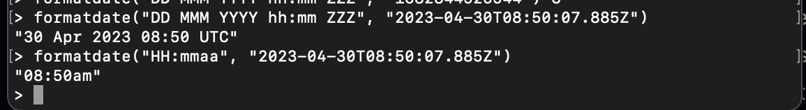 Terraform formatdate function