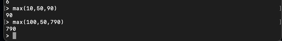 Terraform max function