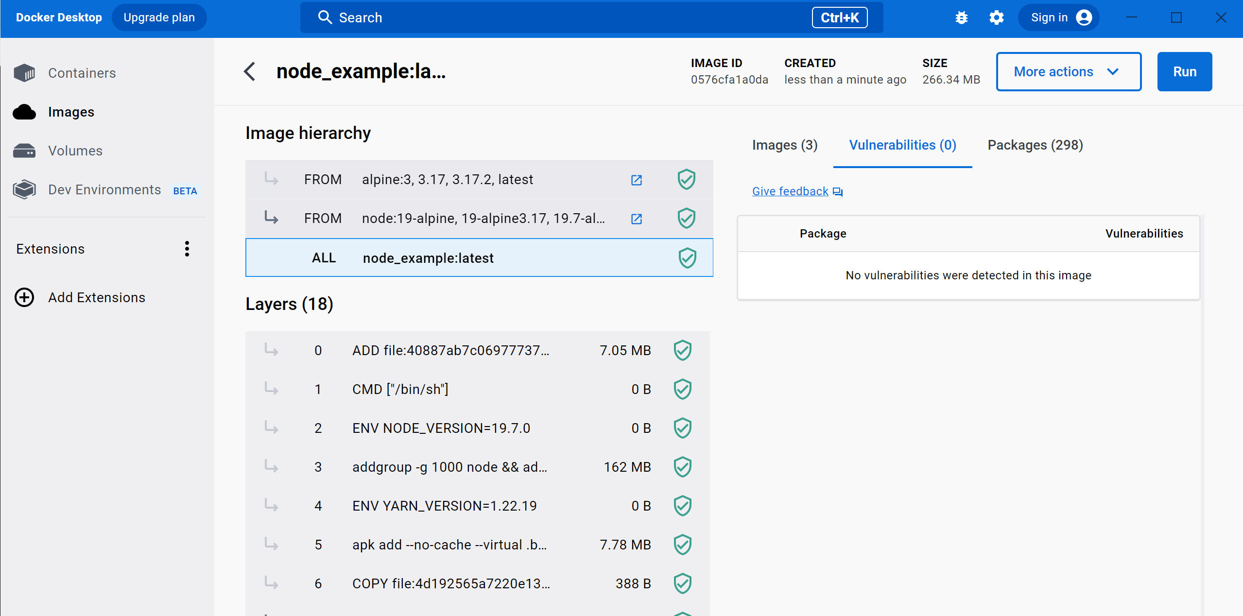 How to Minimize and Slim Docker Images: An image showing the layers of the Docker image